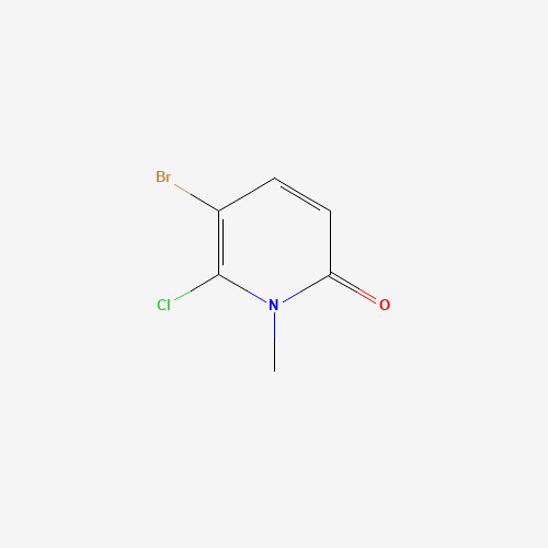 960299-33-6 5-bromo-6-chloro-1-methylpyridin-2-one chemical structure