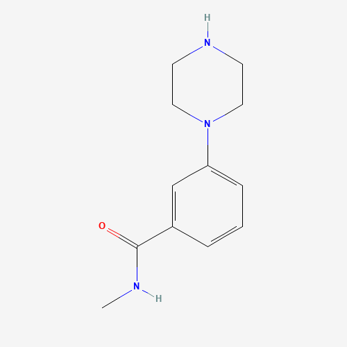 756753-07-8 N-methyl-3-piperazin-1-ylbenzamide chemical structure