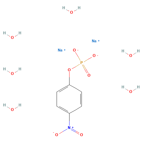 333338-18-4 disodium;(4-nitrophenyl) phosphate;hexahydrate chemical structure