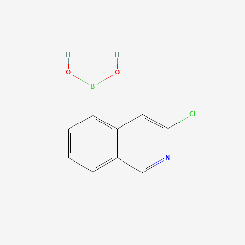1429665-44-0 (3-chloroisoquinolin-5-yl)boronic acid chemical structure