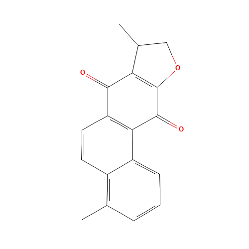 20958-18-3 4,8-dimethyl-8,9-dihydronaphtho[2,1-f][1]benzofuran-7,11-dione chemical structure