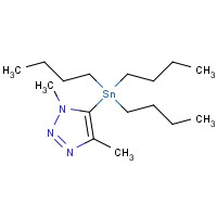 1047637-17-1 tributyl-(3,5-dimethyltriazol-4-yl)stannane chemical structure