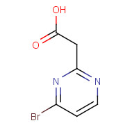 66621-83-8 2-(4-bromopyrimidin-2-yl)acetic acid chemical structure