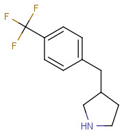 957998-84-4 3-[[4-(trifluoromethyl)phenyl]methyl]pyrrolidine chemical structure