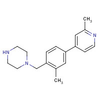 1460035-36-2 1-[[2-methyl-4-(2-methylpyridin-4-yl)phenyl]methyl]piperazine chemical structure