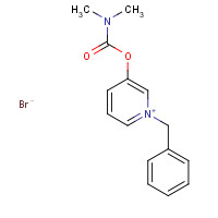 587-46-2 (1-benzylpyridin-1-ium-3-yl) N,N-dimethylcarbamate;bromide chemical structure