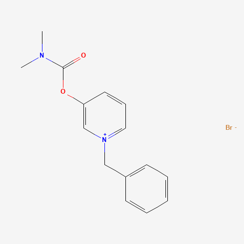 587-46-2 (1-benzylpyridin-1-ium-3-yl) N,N-dimethylcarbamate;bromide chemical structure