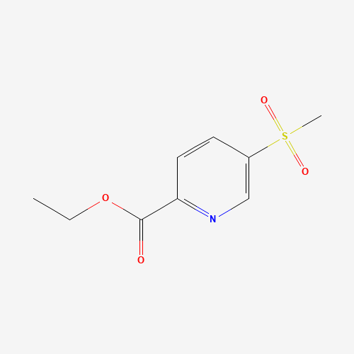 918967-32-5 ethyl 5-methylsulfonylpyridine-2-carboxylate chemical structure