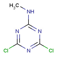 27282-80-0 4,6-dichloro-N-methyl-1,3,5-triazin-2-amine chemical structure