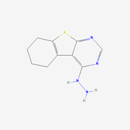 40106-45-4 5,6,7,8-tetrahydro-[1]benzothiolo[2,3-d]pyrimidin-4-ylhydrazine chemical structure