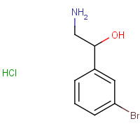 14615-28-2 2-amino-1-(3-bromophenyl)ethanol;hydrochloride chemical structure
