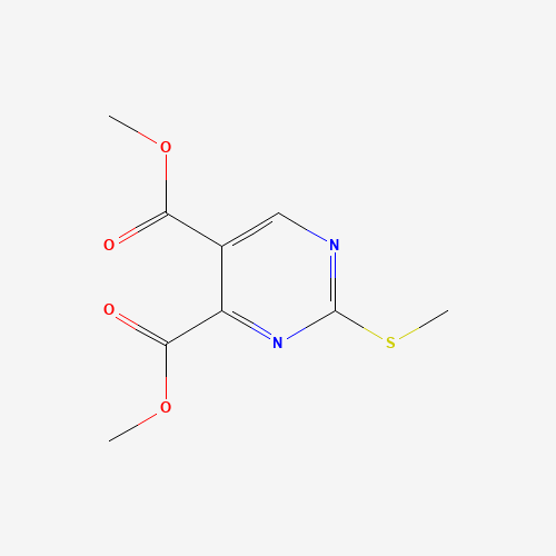 132973-51-4 dimethyl 2-methylsulfanylpyrimidine-4,5-dicarboxylate chemical structure