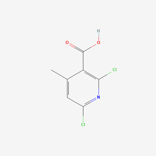 62774-90-7 2,6-dichloro-4-methylpyridine-3-carboxylic acid chemical structure