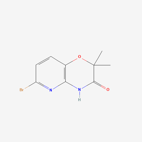 1196153-28-2 6-bromo-2,2-dimethyl-4H-pyrido[3,2-b][1,4]oxazin-3-one chemical structure