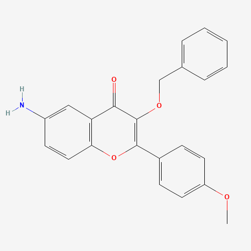 1187016-70-1 6-amino-2-(4-methoxyphenyl)-3-phenylmethoxychromen-4-one chemical structure