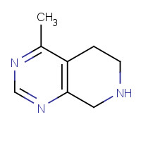 1187884-12-3 4-methyl-5,6,7,8-tetrahydropyrido[3,4-d]pyrimidine chemical structure