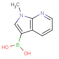 521985-24-0 (1-methylpyrrolo[2,3-b]pyridin-3-yl)boronic acid chemical structure