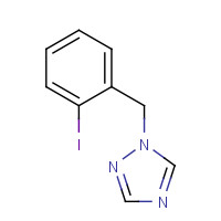 876316-31-3 1-[(2-iodophenyl)methyl]-1,2,4-triazole chemical structure