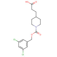 1613514-02-5 3-[1-[(3,5-dichlorophenyl)methoxycarbonyl]piperidin-4-yl]propanoic acid chemical structure