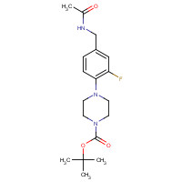 1241568-69-3 tert-butyl 4-[4-(acetamidomethyl)-2-fluorophenyl]piperazine-1-carboxylate chemical structure