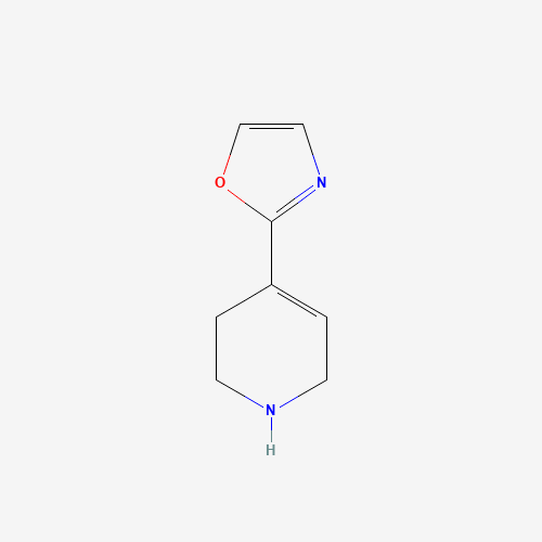 630119-38-9 2-(1,2,3,6-tetrahydropyridin-4-yl)-1,3-oxazole chemical structure