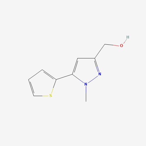 879896-47-6 (1-methyl-5-thiophen-2-ylpyrazol-3-yl)methanol chemical structure