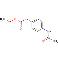 13475-17-7 ethyl 2-(4-acetamidophenyl)acetate chemical structure