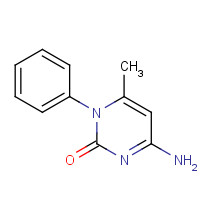 39807-06-2 4-amino-6-methyl-1-phenylpyrimidin-2-one chemical structure