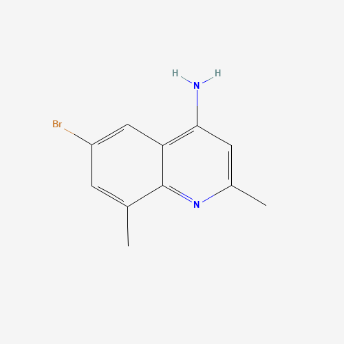 1189107-50-3 6-bromo-2,8-dimethylquinolin-4-amine chemical structure