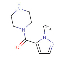 1006464-84-1 (2-methylpyrazol-3-yl)-piperazin-1-ylmethanone chemical structure