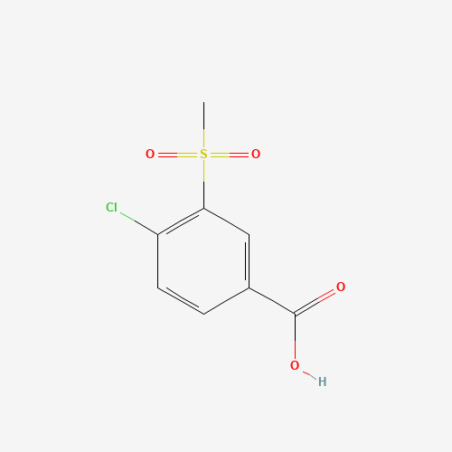51522-07-7 4-chloro-3-methylsulfonylbenzoic acid chemical structure