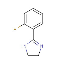 124314-68-7 2-(2-fluorophenyl)-4,5-dihydro-1H-imidazole chemical structure