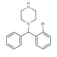 109091-14-7 1-[(2-bromophenyl)-phenylmethyl]piperazine chemical structure