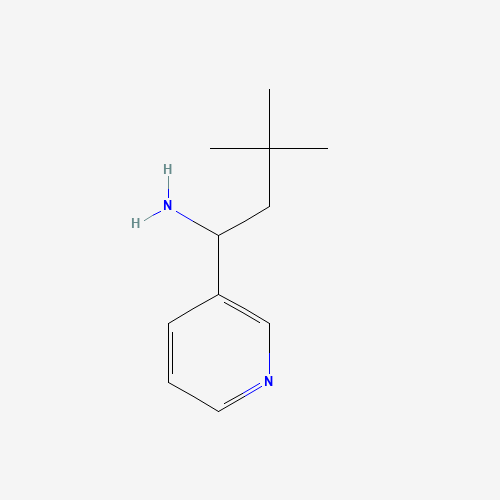 959239-41-9 3,3-dimethyl-1-pyridin-3-ylbutan-1-amine chemical structure
