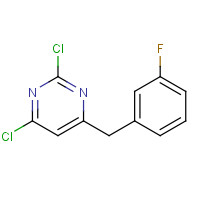 927679-51-4 2,4-dichloro-6-[(3-fluorophenyl)methyl]pyrimidine chemical structure