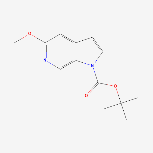 357187-17-8 tert-butyl 5-methoxypyrrolo[2,3-c]pyridine-1-carboxylate chemical structure