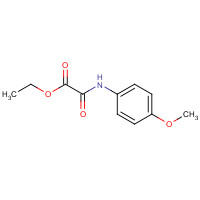 18522-99-1 ethyl 2-(4-methoxyanilino)-2-oxoacetate chemical structure