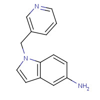 181632-61-1 1-(pyridin-3-ylmethyl)indol-5-amine chemical structure
