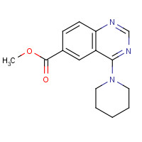 648449-68-7 methyl 4-piperidin-1-ylquinazoline-6-carboxylate chemical structure