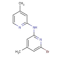 1411772-35-4 6-bromo-4-methyl-N-(4-methylpyridin-2-yl)pyridin-2-amine chemical structure