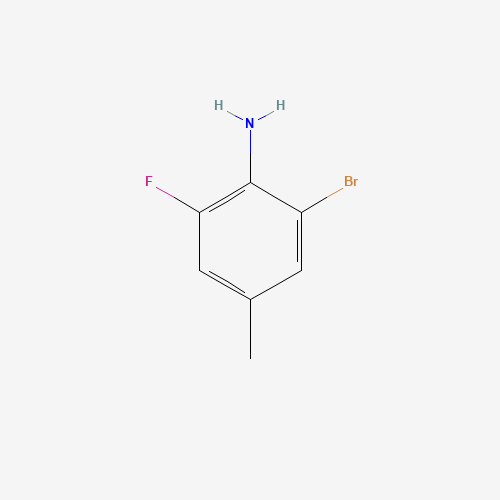 18349-09-2 2-bromo-6-fluoro-4-methylaniline chemical structure