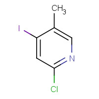 1197957-18-8 2-chloro-4-iodo-5-methylpyridine chemical structure