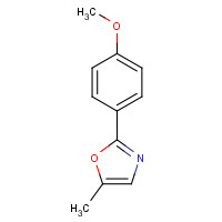 124811-88-7 2-(4-methoxyphenyl)-5-methyl-1,3-oxazole chemical structure