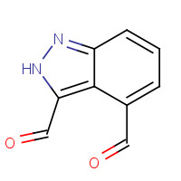 885519-81-3 2H-indazole-3,4-dicarbaldehyde chemical structure