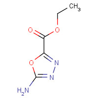 4970-53-0 ethyl 5-amino-1,3,4-oxadiazole-2-carboxylate chemical structure