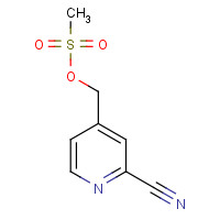 872706-93-9 (2-cyanopyridin-4-yl)methyl methanesulfonate chemical structure