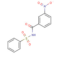 33920-47-7 N-(benzenesulfonyl)-3-nitrobenzamide chemical structure