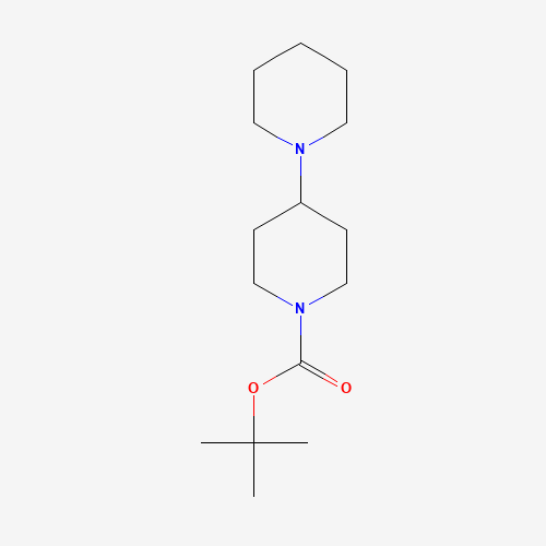 125541-12-0 tert-butyl 4-piperidin-1-ylpiperidine-1-carboxylate chemical structure