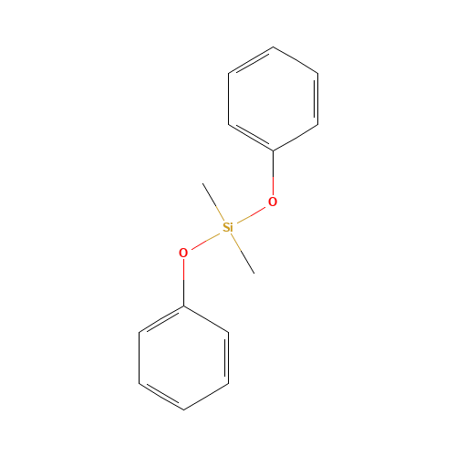 3440-02-6 dimethyl(diphenoxy)silane chemical structure