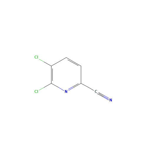 185107-64-6 5,6-dichloropyridine-2-carbonitrile chemical structure